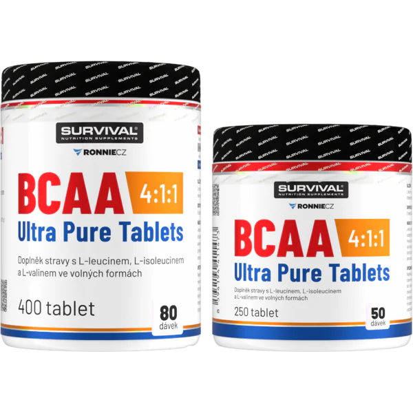 BCAA 4:1:1 Ultra Pure Tablets - akce 400 tbl + 250 tbl zdarma