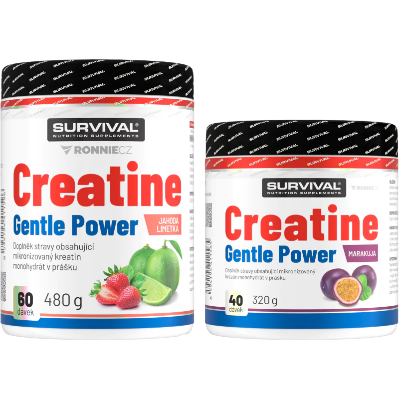 Creatine Monohydrate Gentle Power - akce 480 g + 320 g zdarma