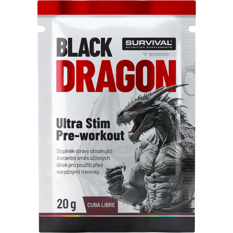 Black Dragon Ultra Stim Pre-workout - sáček (20 g) - 20 g, energy drink