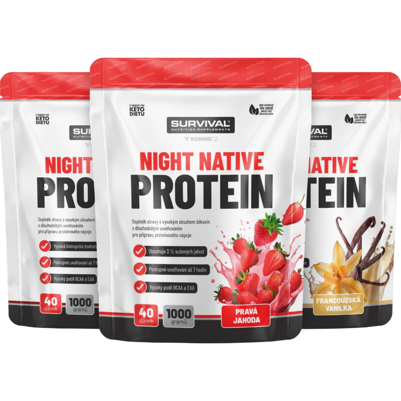 Night Native Protein - akce 2+1 zdarma
