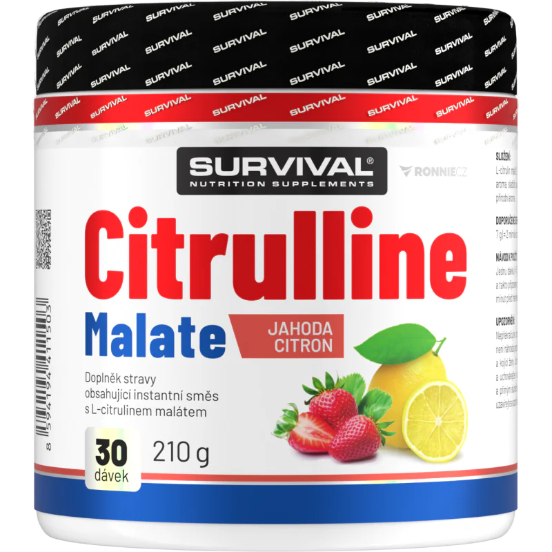 Citrulline Malate - 210 g, mango-pomeranč