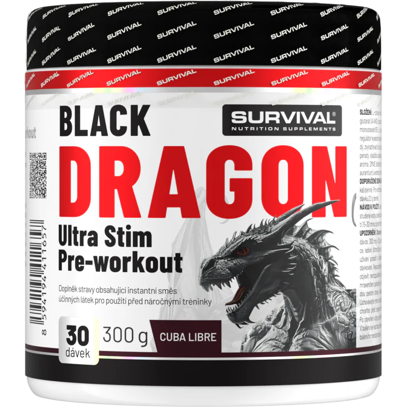 Black Dragon Ultra Stim Pre-workout - 300 g, energy drink