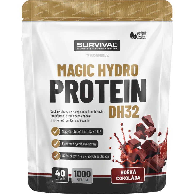 Magic Hydro Protein DH32 - 1000 g, hořká čokoláda