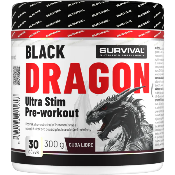 Black Dragon Ultra Stim Pre-workout - 300 g, energy drink