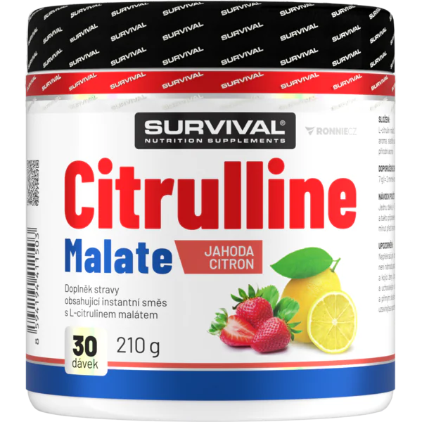 Citrulline Malate - 210 g, mango-pomeranč