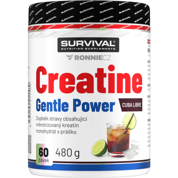 Creatine Monohydrate Gentle Power - 480 g, broskev