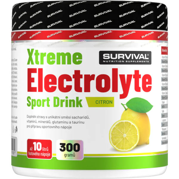 Xtreme Electrolyte Sport Drink - 300 g, zelené jablko
