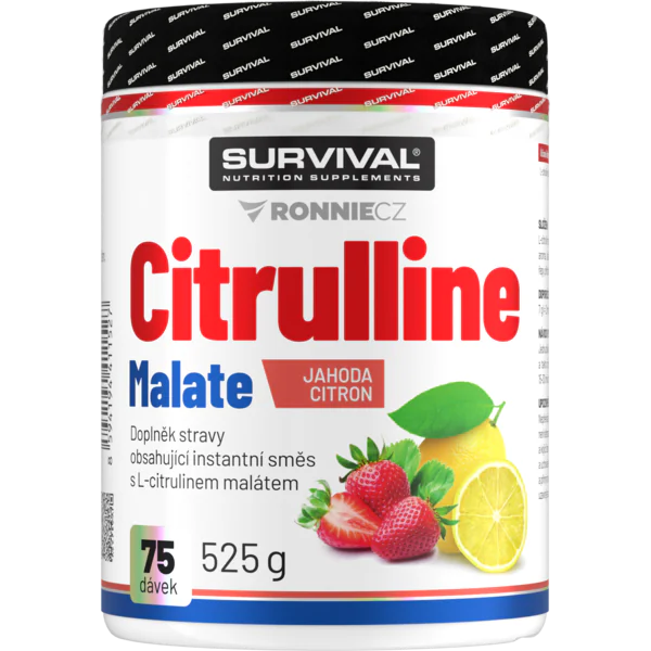 Citrulline Malate - 525 g, jahoda-citron